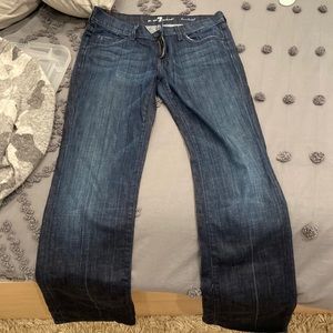 SEVEN FOR ALL MANKIND embroidered pocket jeans